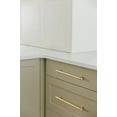 thumbnail image 5 of Goo-Ki 5''(128 MM) Hole Centers Champagne Bronze T Bar Cabinet Pulls, Luxury Zinc Alloy Cabinet Handles with Knurled for Dresser,Drawer,and Cupboard,6 Pack, 5 of 8