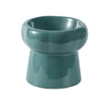 thumbnail image 1 of Cuenco de cerámica para mascotas con forma de pétalo, para patas altas y cortas, ideal para vértebras cervicales., 1 of 5