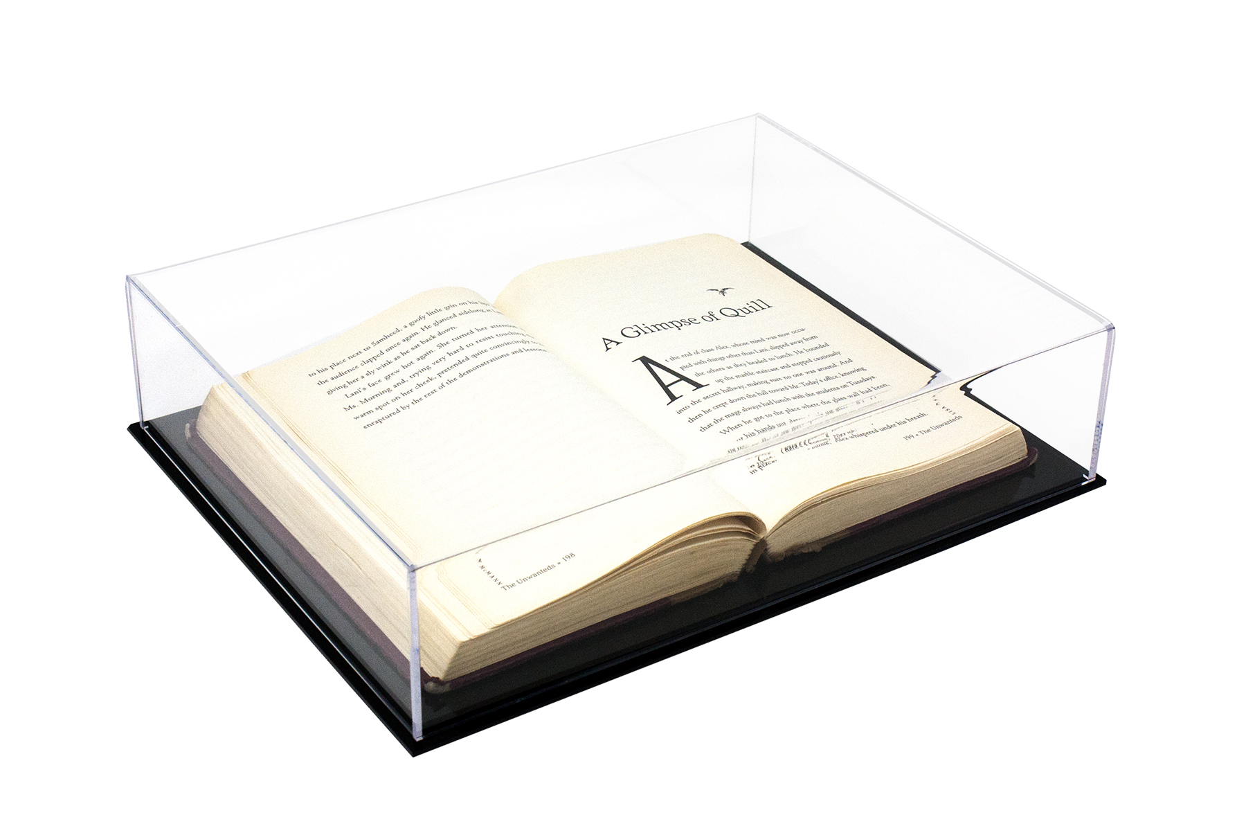 Acrylic Deluxe Clear Display Case Medium Rectangle Box 13" x 10" x 3