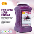 thumbnail image 6 of SPA REDI – Pomegranate Pumice Scrub Gel, Exfoliating, Hydrating & Nourishing, Infused with Hyaluronic Acid, Amino Acids, Panthenol and Comfrey Extract for Glowy Smooth Skin - 128oz Gallon, 6 of 7