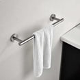 thumbnail image 5 of 9" Towel Bar Rail Brushed Nickel Wall Mounted Towel Holder Bathroom Kitchen Cloths Hanger 304 Stainless Steel, 5 of 5