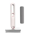 thumbnail image 1 of Portable Self-Squeeze Mini Mop, Portable Mini Sponge Mop, Mini Mop for Small Spaces Wet and Dry Use Cleaning System, for Bathroom Kitchens Tableware Desktop Glass, 1 of 8