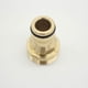 thumbnail image 1 of Adaptador De Grifo Adaptador de grifo de conexión rápida Adaptador de fregadero de latón macizo a manguera de jardín 1/2 Ndcxsfigh  Para estrenar, 1 of 5