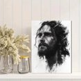 thumbnail image 2 of Qisvanset Framed Canvas Wall Art 12x16 Inch Seek First Kingdom of God Minimal Bible Sketch Art, 2 of 5