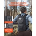 thumbnail image 4 of Hydration Backpack with 3L Water Bladder, Molle Hiking Pack, 4 of 7
