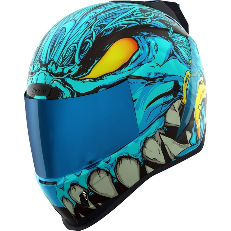 Icon Airform Manik'RR Motorcycle Helmet Light Blue 3XL
