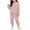 Pink, variant on WAVSUF Girls Fall Fleece Sets 2 Piece, Long Sleeve Zipper Sweatshirts and Joggers Winter Warm Casual Outfits Pink 7-8