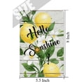 thumbnail image 5 of Lemon Fruit With Inspirational Quote Vintage Tin Sign Metal Floral Art for Home Living Room Bathroom Indoor Outdoor Decors,Hello Sunshine Flower Pattern Lemon Art 5.5x8 inches, 5 of 7