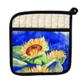 thumbnail image 1 of Betsy Drake PT775 Gold Rising Sunflower Pot Holder, 1 of 1