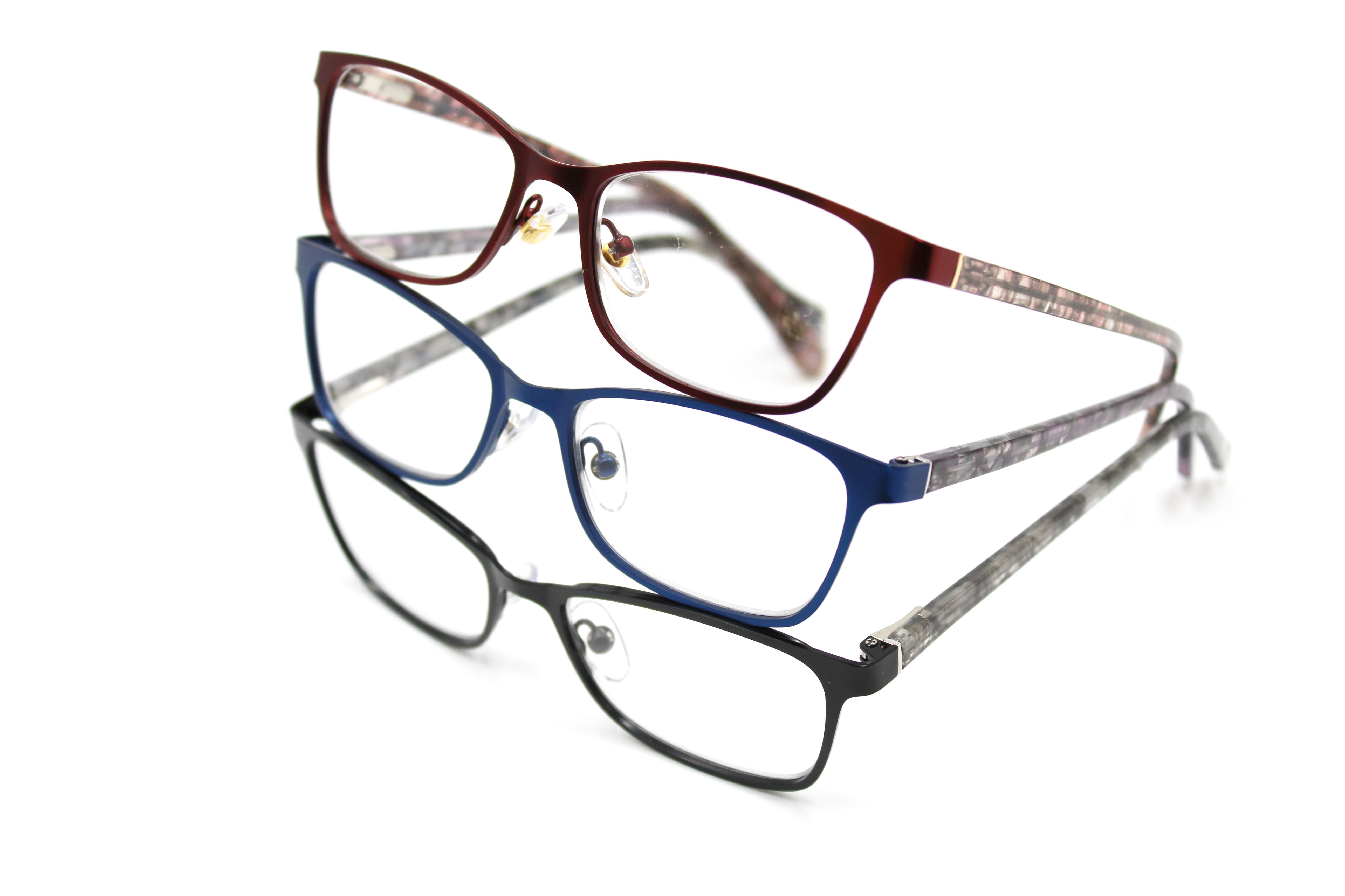 Design Optics by Foster Grant Full Metal Frame Ladies Fashion Reading