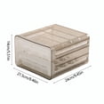 thumbnail image 4 of Xihbxyly Contenedor para Guardar Huevos, Diseño de Cajón Apilable, Soporte Transparente para Huevos, Organizador para Refrigerador Que Ahorra Espacio, para Encimera de Cocina, Solución para Guardar H, 4 of 7