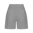thumbnail image 5 of cfhntfmh Lounge Shorts for Women Summer Elastic Waist Casual Shorts Vacation Loose Beach Clothes with Pockets, 5 of 5