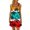 ZZWhite61, variant on Womens Summer Casual Dresses Color Block Print Crew Neck Strappy Sleeveless Fashion Beach Mini Dress Outwear