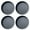 Grey, variant on Non-Slip Furniture Caster Cups 2X2 Inch Round, 4-Piece Rubber Anti-Slide Pads For Hardwood Floors, Floor Protection For Chairs Beds And Couches