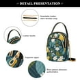 thumbnail image 4 of FORMRS Crossbody Bag for Women Quilted Travel Shoulder Cell Phone Purse with Chain Strap Handbag, Green Lemon Leaves, 4 of 7