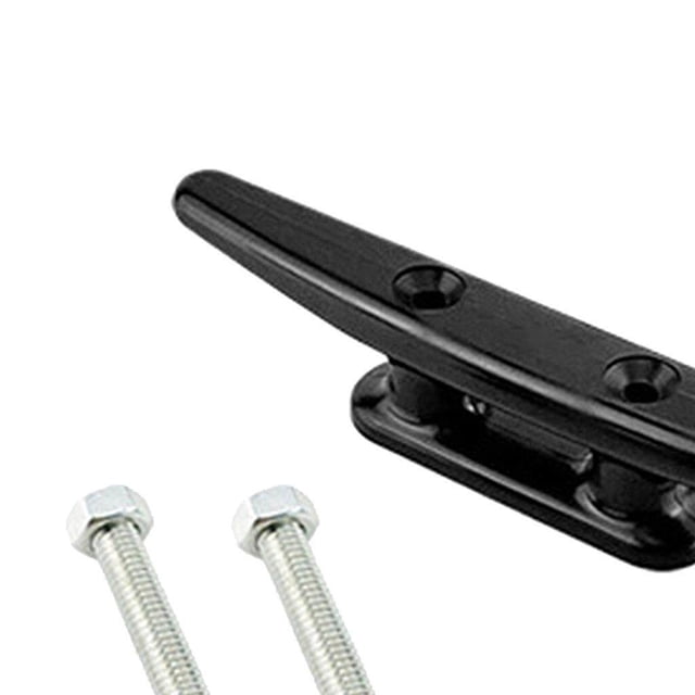Corde de Crampons Noire en Nylon Robuste pour Bateau, 6 Pouces