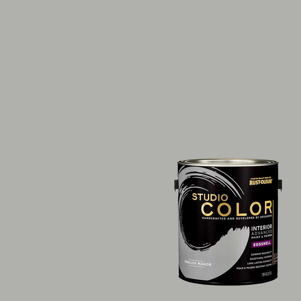 English Manor, Rust-Oleum Studio Color Interior Paint + Primer, Eggshell Finish, Gallon