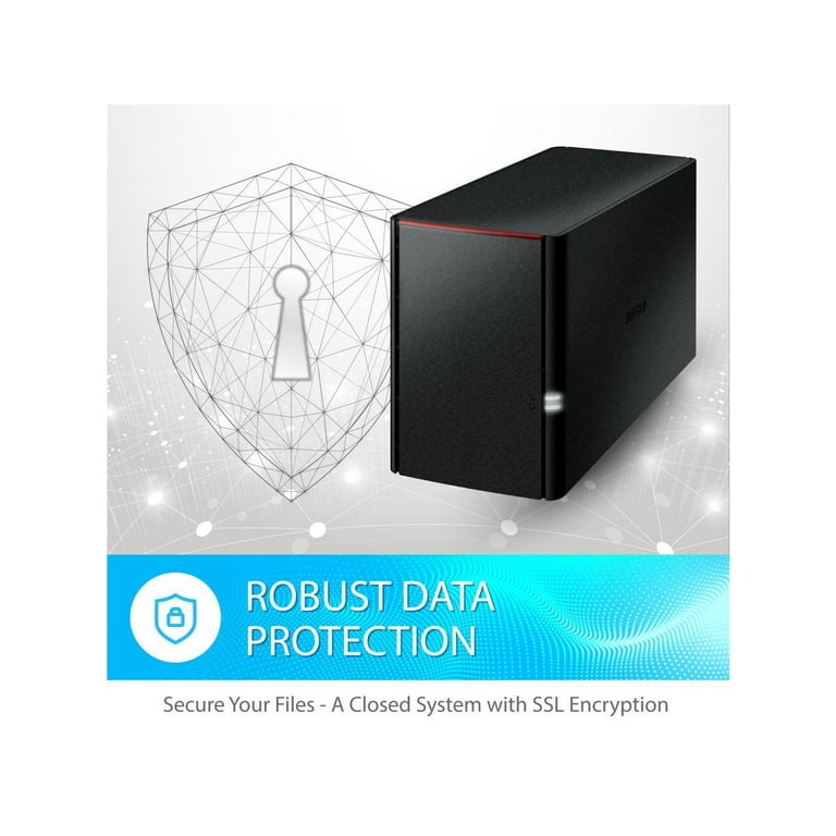 バッファロー NAS LinkStation LS220D 4TB（2TB×2） BUFFALO LinkStation 220 Personal Dual Bay Cloud Network