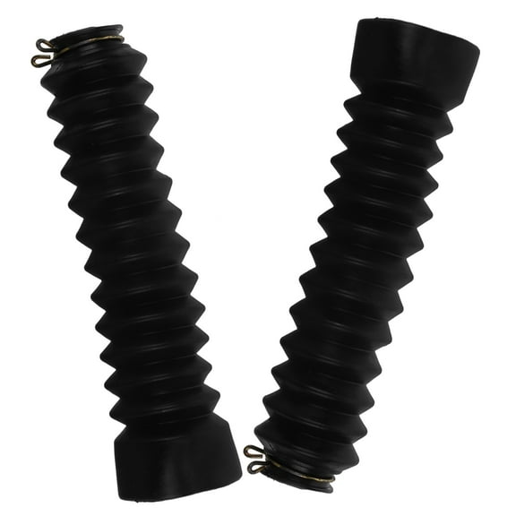 FESTFENDS 1 Pair Motorcycle Front Forks Silicone Waterproof Cover 8.25X1.57X1.57in