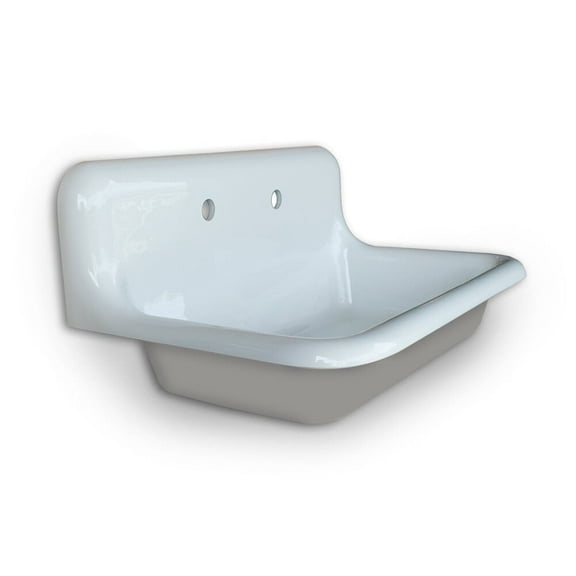 NBI Drainboard Sinks 30" x 18" Summit Gray Reinforced Cast Acryllic Single Bowl Drainboard Sink