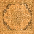 thumbnail image 1 of Ahgly Company Indoor Square Abstract Orange Modern Area Rugs, 7' Square, 1 of 4