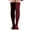 Wine, variant on FAIWAD Women's Over Knee High Socks Slim Stretchy Thigh High Socks Stockings for Dresses Girls Colored Footed Tights