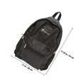 thumbnail image 2 of CRAFTHROU Backpack Foldable Black Expendable Side Mesh Pockets for Traveling and School Bag 1Pcs, 2 of 4
