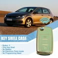 thumbnail image 2 of Unique Bargains Silicone Smart Key Fob Case Cover for Volkswagen Tiguan 2010-2017 Key Fob Shell Protector Keyless Green, 2 of 7
