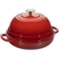 thumbnail image 4 of Olla de horno holandesa con bordes fundidos, hierro fundido esmaltado, 6 litros, rojo, 4 of 7