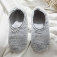 thumbnail image 5 of Besolor Womens Fuzzy Slipper Socks Winter Warm Thick Cozy Plush Non-slip Low Cut Home Sleeping Socks, 5 of 8