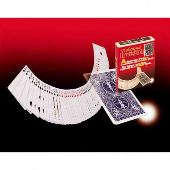 Loftus International Bicycle Professional Invisible Card Deck, Blue/Red