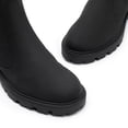 thumbnail image 5 of Women's Chunky High Round Toe Chelsea Booties Slip On Elastic Fall Short Boots, 5 of 5