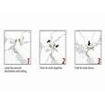 thumbnail image 2 of Haute Decor Decorative Twist Ties 6 Pack - Gold/Silver/White   Size: 20 inches long, 2 of 6