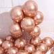 thumbnail image 2 of Globo de oro rosa de metal de cromo 12 pulgadas 50 piezas juego de globos de helio KIRIKOU para la decoración de la fiesta de Navidad de graduación en el aniversario de la boda de cumpleaños, 2 of 5