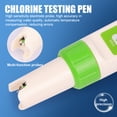 thumbnail image 3 of Chlorine Chlorine Testing Pen 4-in-1 Water Chlorine Content Measuring Pen Swimming Pool Chlorine Measuring Instrument Water Chlorine ORP H2 Temperature Tester, 3 of 7