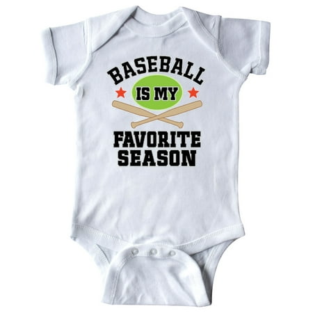 

Inktastic Baseball Is My Favorite Season Gift Baby Boy or Baby Girl Bodysuit