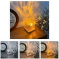 thumbnail image 4 of Rotating Water Small Night Lamp Bedside Flame Lamp Romantic Gift Star Projection Lamp, 4 of 9
