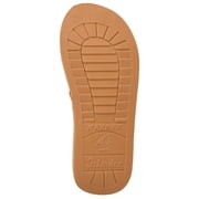 Islander Men Women All-Weather Comfortable Beach Flip-Flop Sandals Slippers - Brown - M6/W8