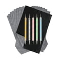 thumbnail image 1 of KOMOO 100 Sheets Carbon Paper Graphite Paper Black Carbon Transfer Tracing Papers and 5 Pcs Embossing Stylus Tool, 1 of 9