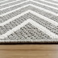 thumbnail image 3 of Gertmenian Malini Dazi Modern/ Contemporary Geometric Gray Area Rug, 6x9, 3 of 8