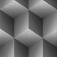 thumbnail image 1 of Ahgly Company Machine Washable Indoor Square Transitional Black Area Rugs, 7' Square, 1 of 7