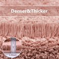 thumbnail image 2 of Alfombra de baño extra gruesa Alfombra de baño de microfibra absorbente de agua Alfombra de felpa gruesa antideslizante lavable (Rosa 40x60cm) JAMW Sencillez, 2 of 5