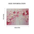 thumbnail image 3 of ALEPADNF  Paintings Cherry Blossom Tree, Painted Wall Art for Living Room, Thick Textured Canvas Wall Art Bedroom, Large Pink Abstract Wall Art, Artwork for Walls Ready to Hang 16x12in, 3 of 6