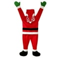 thumbnail image 1 of JINSIJU 108CM Climbing Hanging Santa Claus Indoor Outdoor Christmas Ornament, 1 of 3