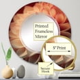 thumbnail image 4 of DESIGN ART Designart 'Orange Dahlia Flower V' Printed Floral Dahlia Wall Mirror 20in.x30in., 4 of 5