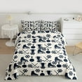 thumbnail image 2 of Homewish Ice Hockey 3 Pieces Queen Comforter Set For Teens,Ball Game Ultra Soft Bedding Sets,Sport Theme Bedding Comforter Set,Luxury Bedroom Decor,Reversible, 2 of 8