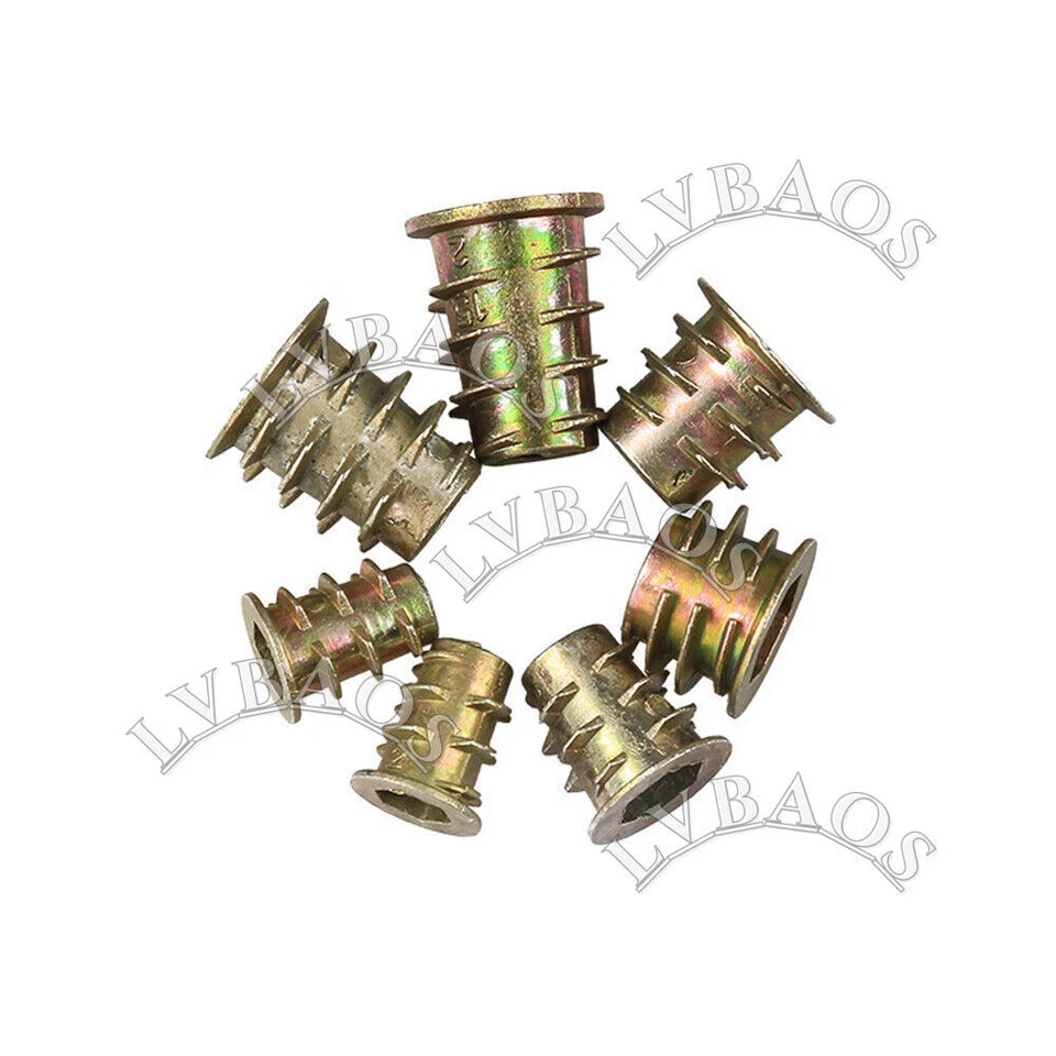 CIRCLE- 230Pcs Threaded Hex Drive Insert Fixing Wood Screw Inserts Nuts M4/M5/M6M8/M10