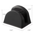 thumbnail image 7 of Yamazaki Home Magnetic Pot Holders - Set of 2, Black, Silicone, Magnetic, Dishwasher Safe, 7 of 7