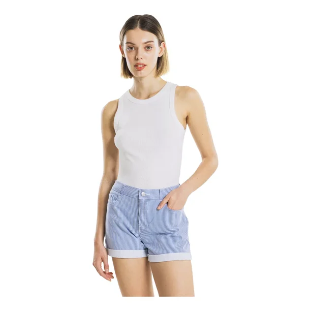 Short De Gabardina C&a De Mujer