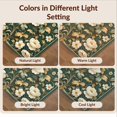 thumbnail image 7 of Design&I 6'x9' Washable Area Rug Oversized Skid-Resistant Vibrant Vintage Botanical Symmetrical Trailing Vine Border Plant for Living Room, Family Indoor, 7 of 7